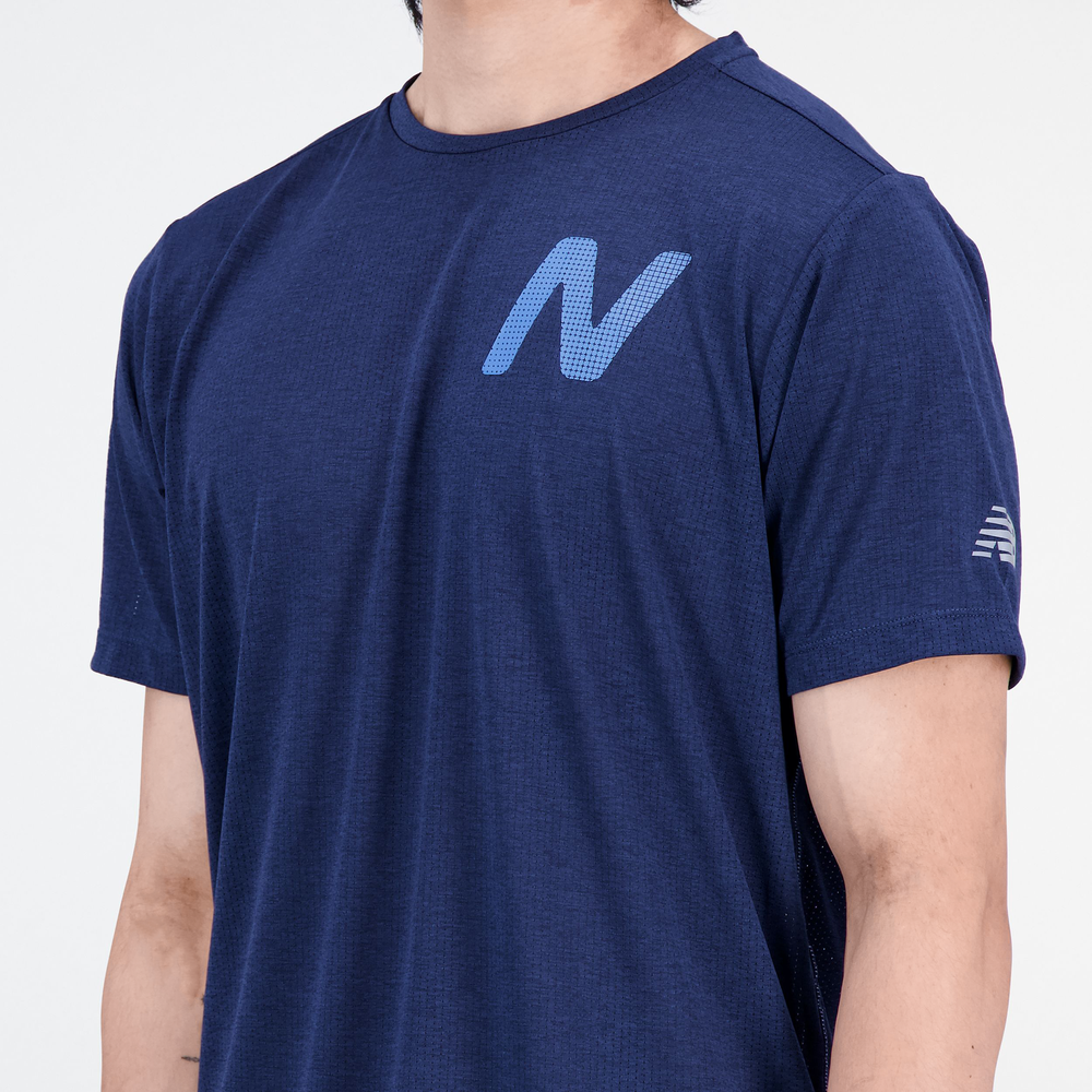 Koszulka męska New Balance MT21277NML – granatowa