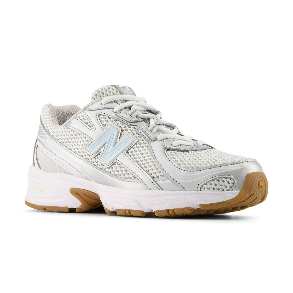 Buty dziecięce New Balance GR740AA – srebrne