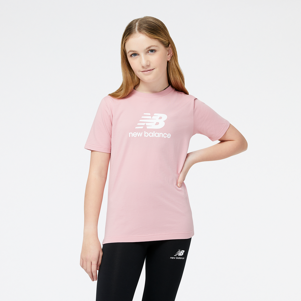 Koszulka dziecięca New Balance YT31541HAO – różowa
