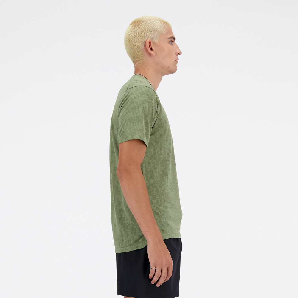 Koszulka męska New Balance MT41253DEK – zielona