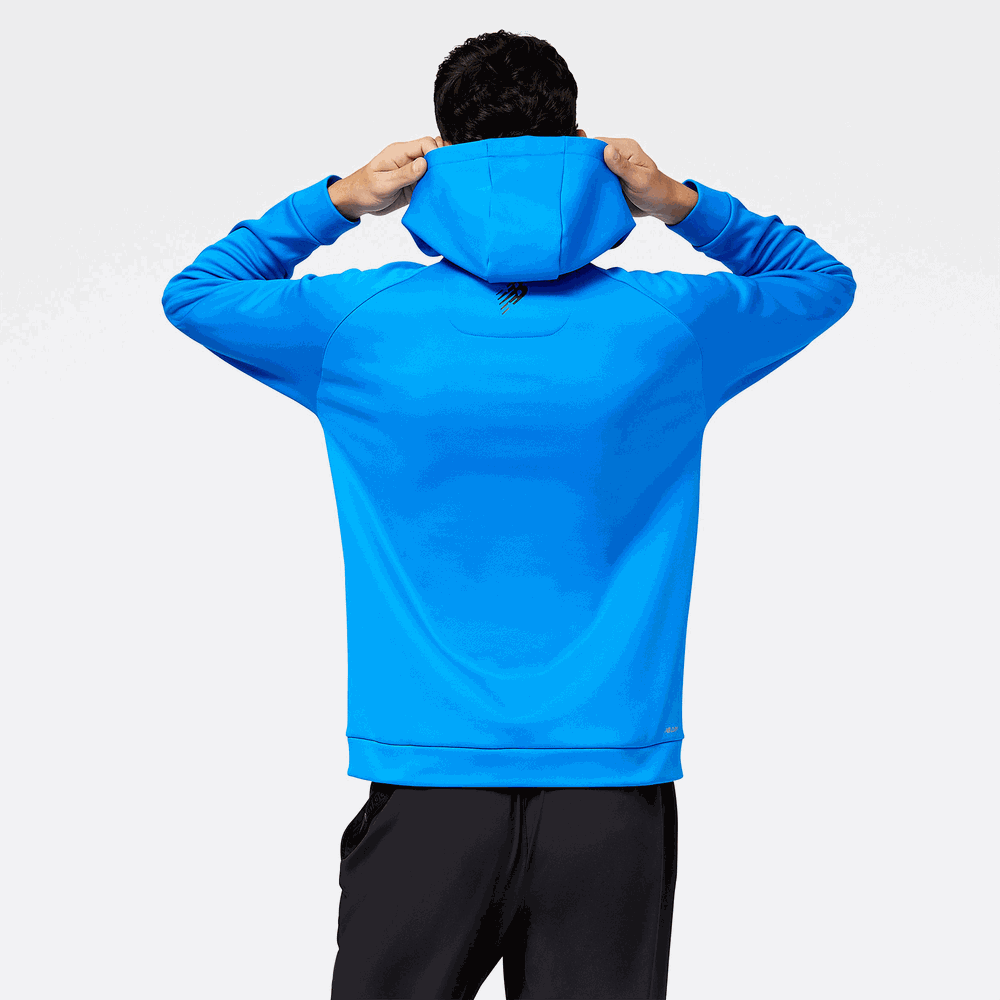 Bluza New Balance MT21021SBU – niebieskie
