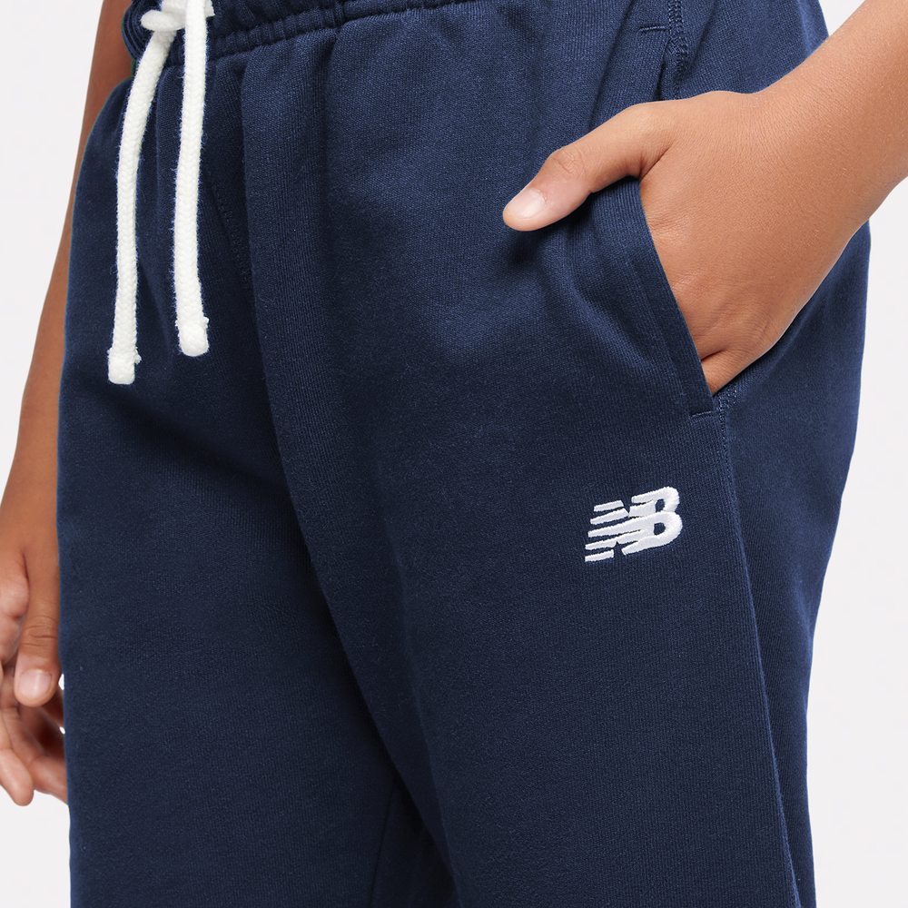 Spodnie dziecięce New Balance LAKB0060NNY – granatowe