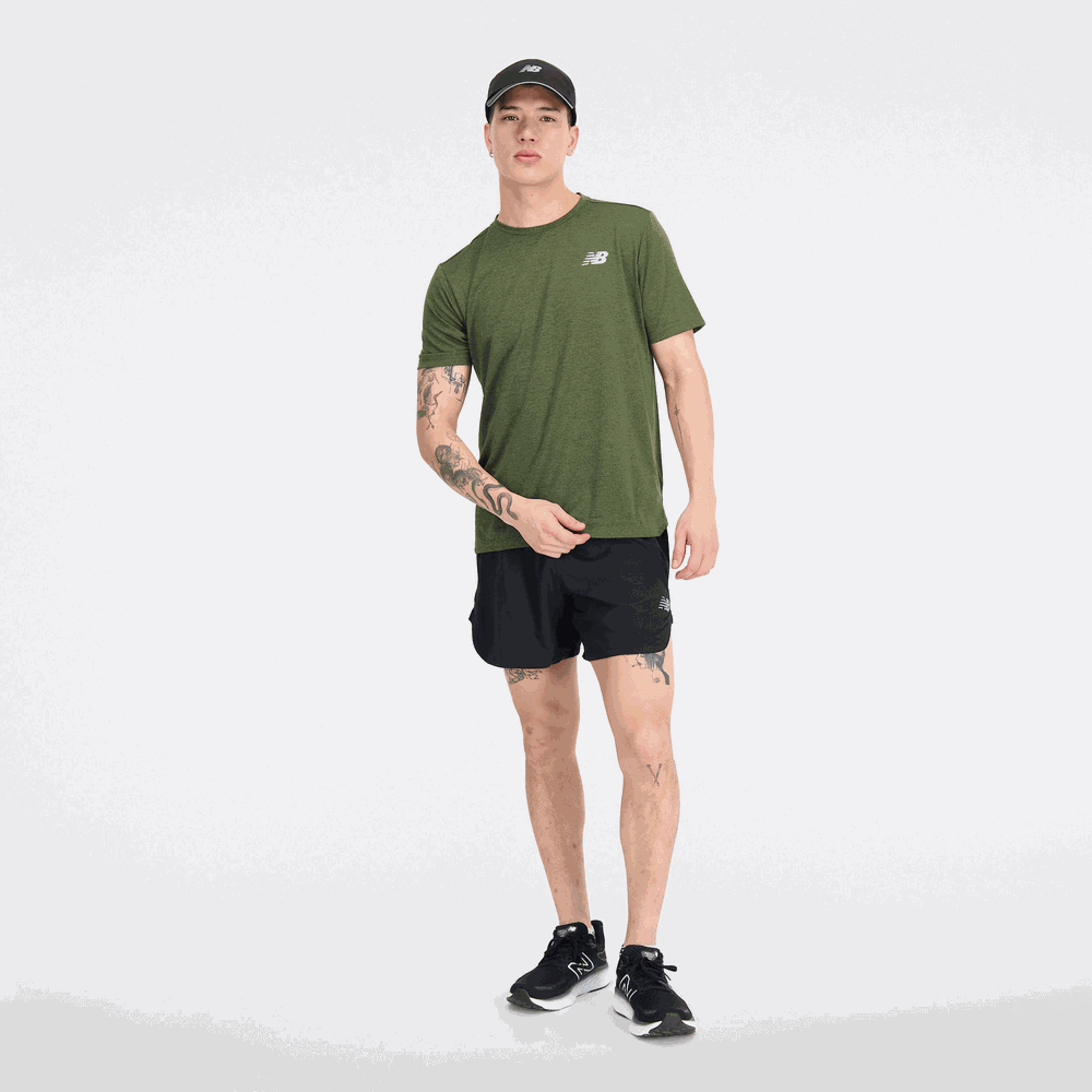 Koszulka męska New Balance MT21262KMU– zielona