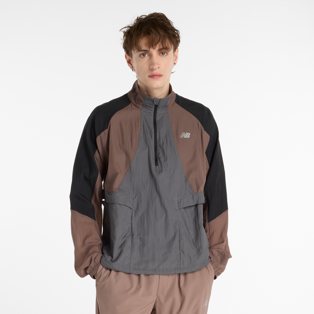 Kurtka męska New Balance MO53206EAS – brązowa