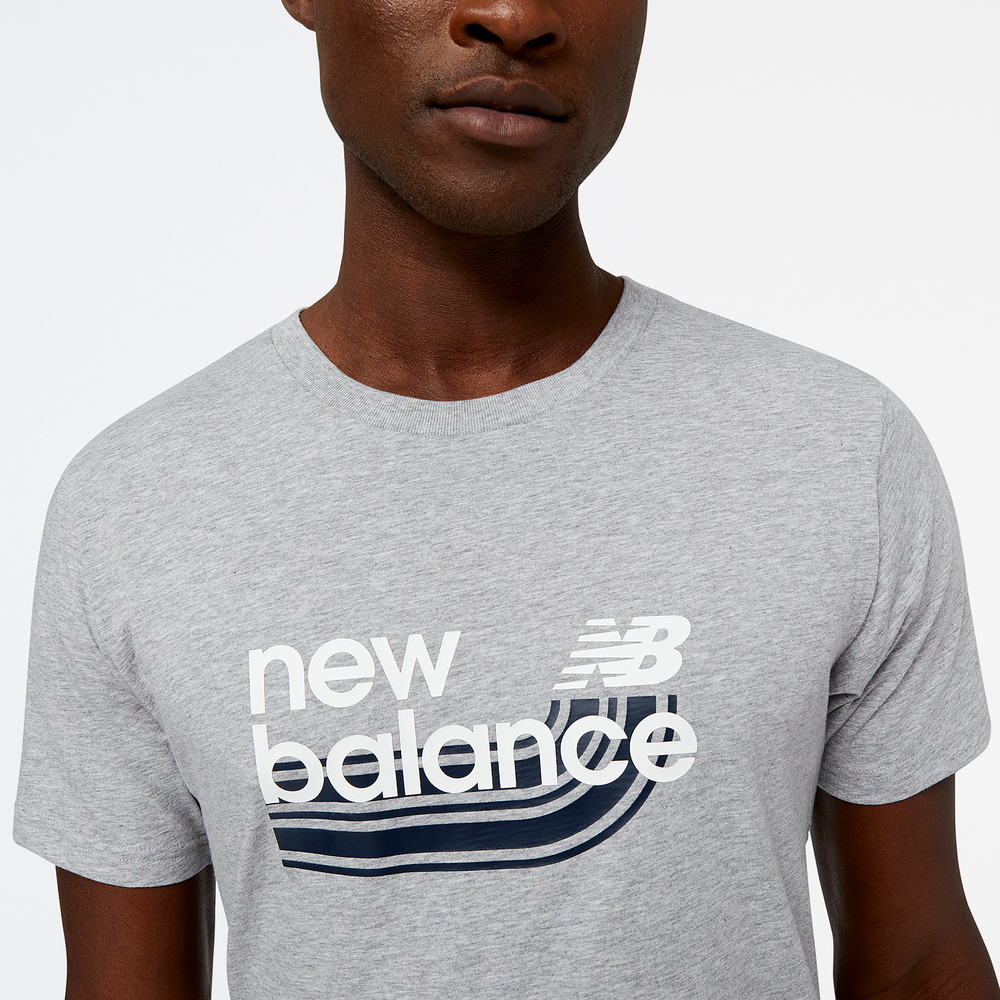 Koszulka męska New Balance MT31908AG – szara