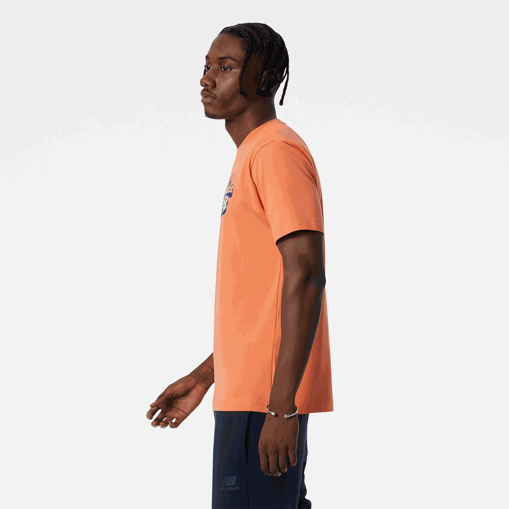 Koszulka New Balance MT21563RCL – pomarańczowa