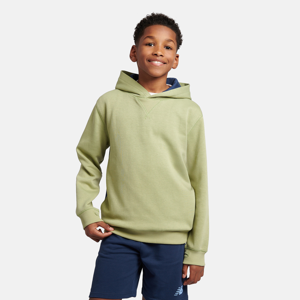 Bluza dziecięca New Balance LAKB0192EEN – zielona