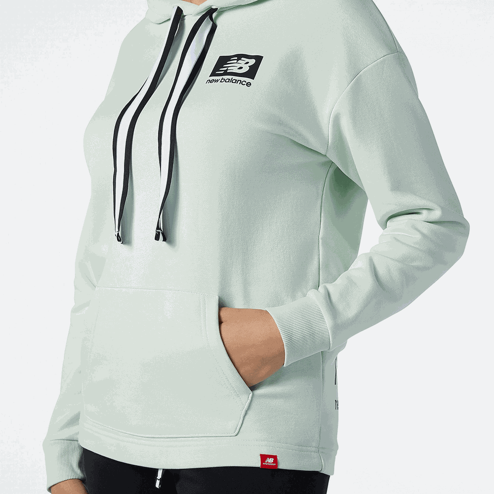 Bluza New Balance WT13519WES - miętowa