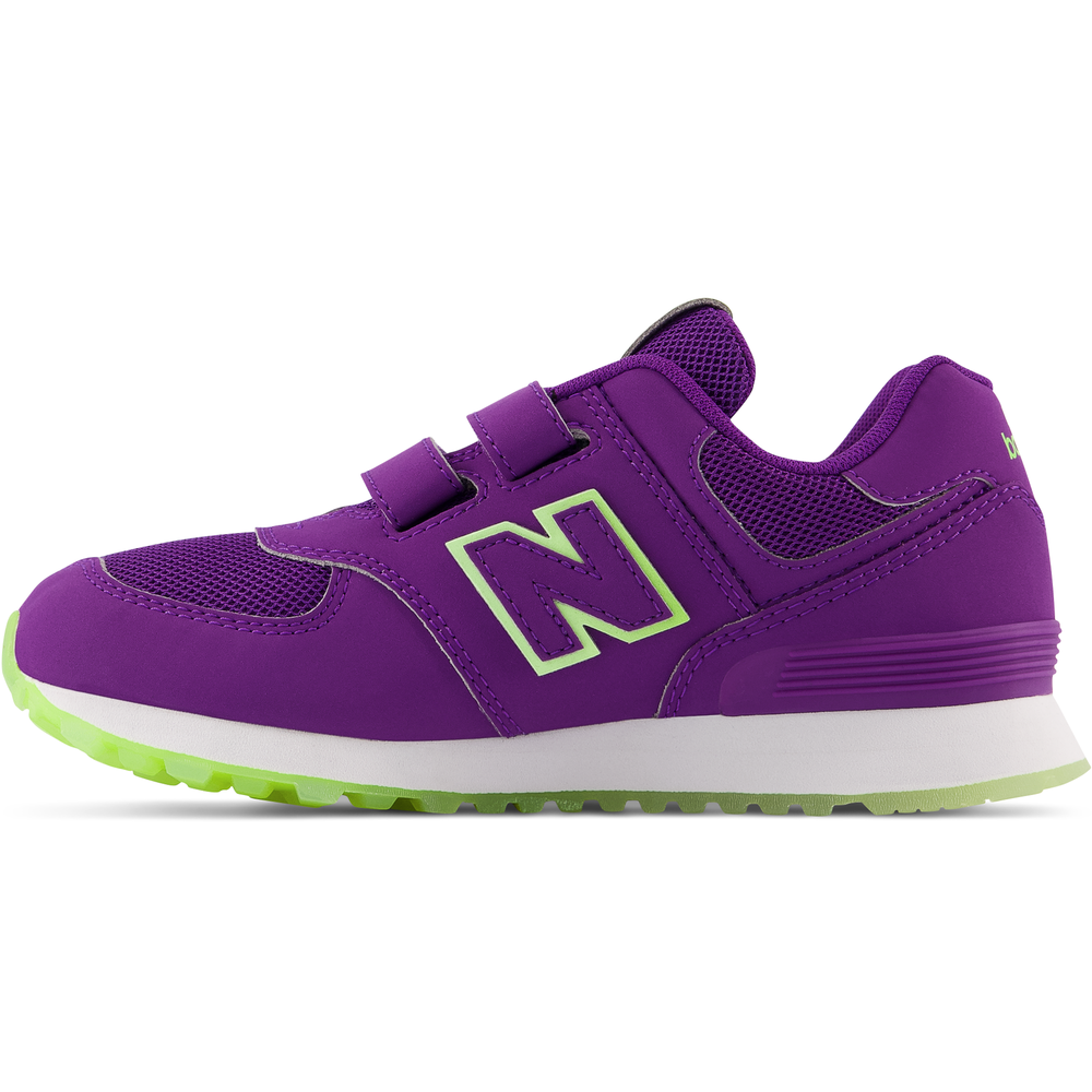 Buty dziecięce New Balance PV574IP1 – fioletowe