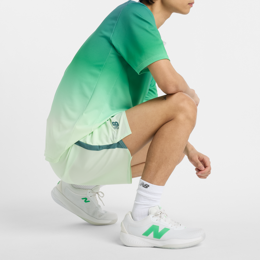 Spodenki męskie New Balance MS41401MEW – zielone