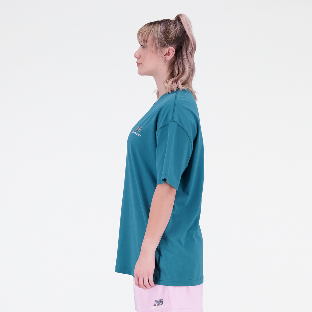 Koszulka unisex New Balance UT21503VDA – niebieska