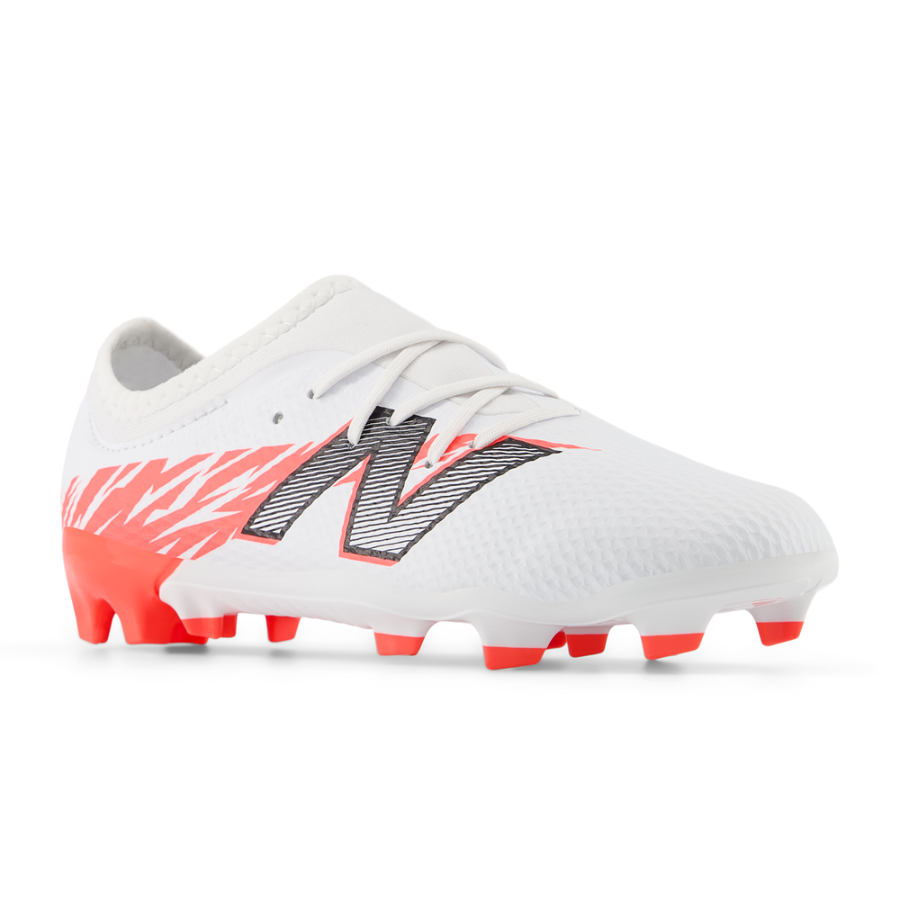 Korki dziecięce New Balance FURON TEAM JNR FG V8 SJF3FIB8 – białe