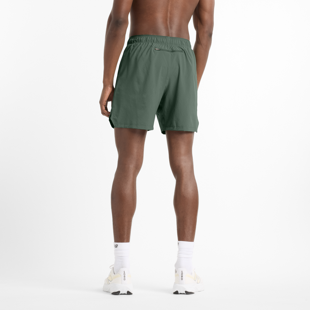 Spodenki męskie New Balance MS41283DKJ – zielone