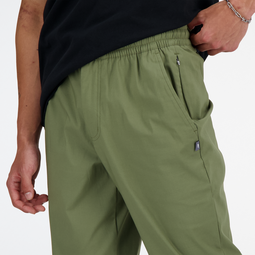 Spodnie męskie New Balance MP41575DEK – zielone