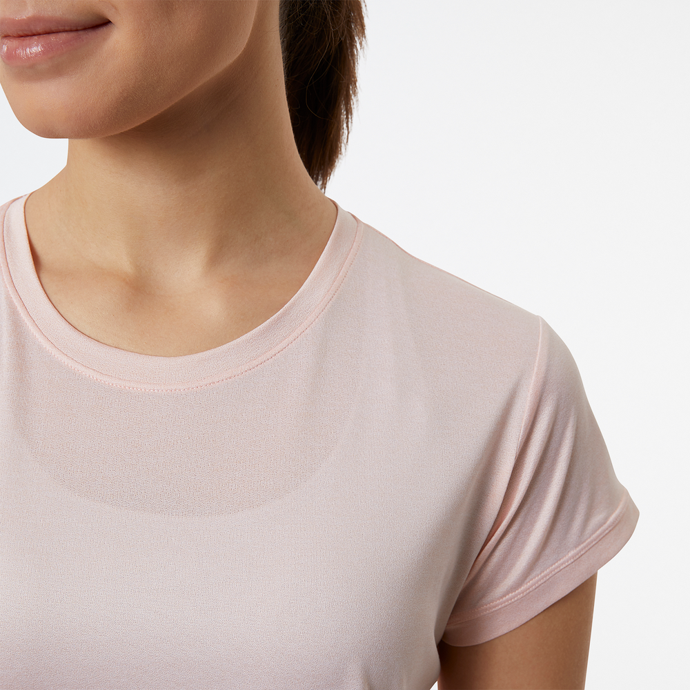 Koszulka damska New Balance WT11452PH3 – różowa