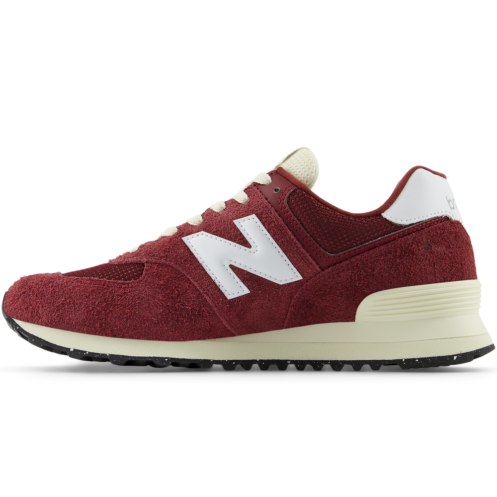 Buty unisex New Balance U574RBK – bordowe