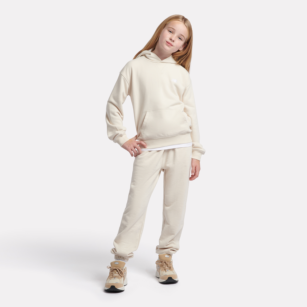 Bluza dziecięca New Balance LAKG0056LIN – beżowa