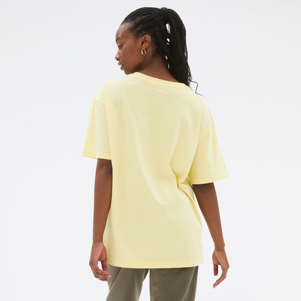 Koszulka unisex New Balance UT21503MZ – żółta