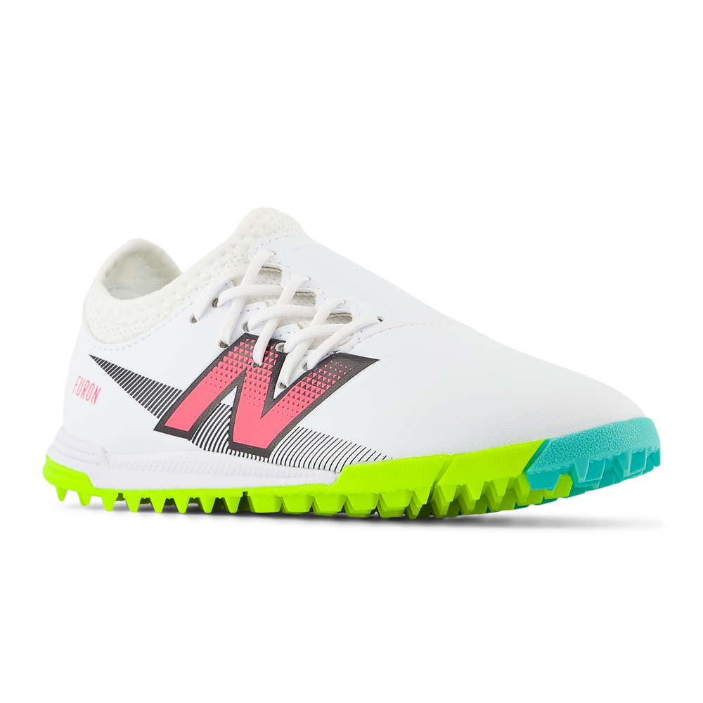 Turfy dziecięce New Balance FURON DISPATCH JNR TF V7+ SJF3TH75 – białe