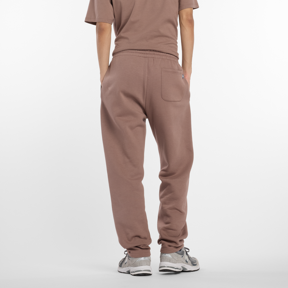 Spodnie męskie New Balance MP53508EAS – brązowe