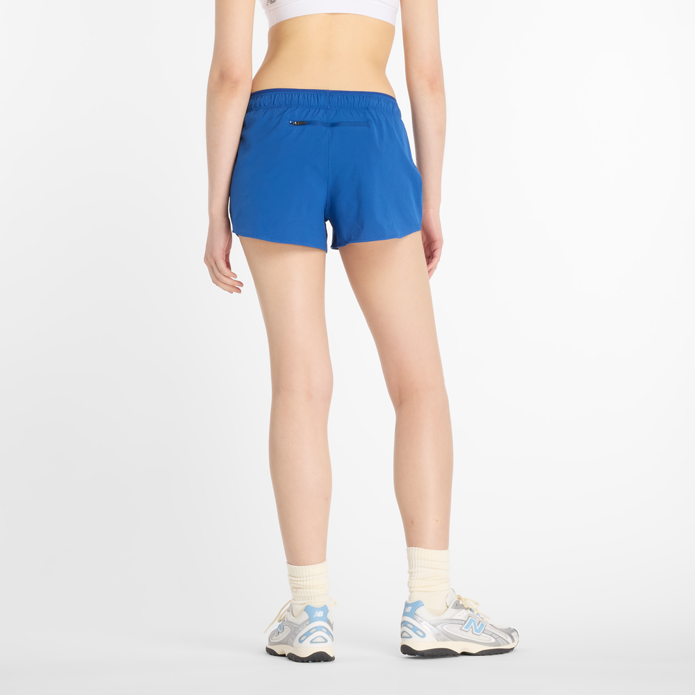 Spodenki damskie New Balance WS41286GAB – niebieskie