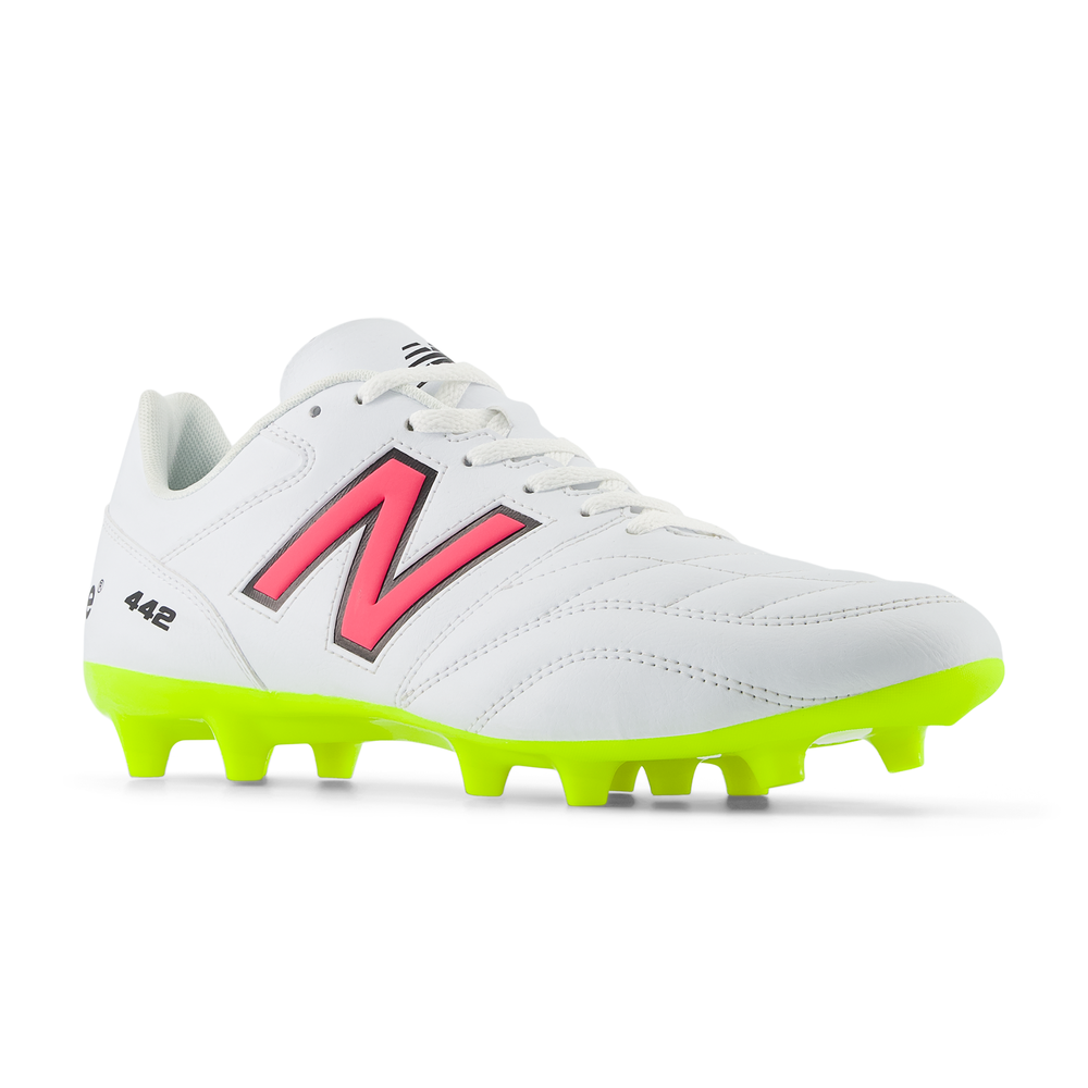 Korki męskie New Balance 442 ACADEMY FG V2 MS43FWH2 – białe