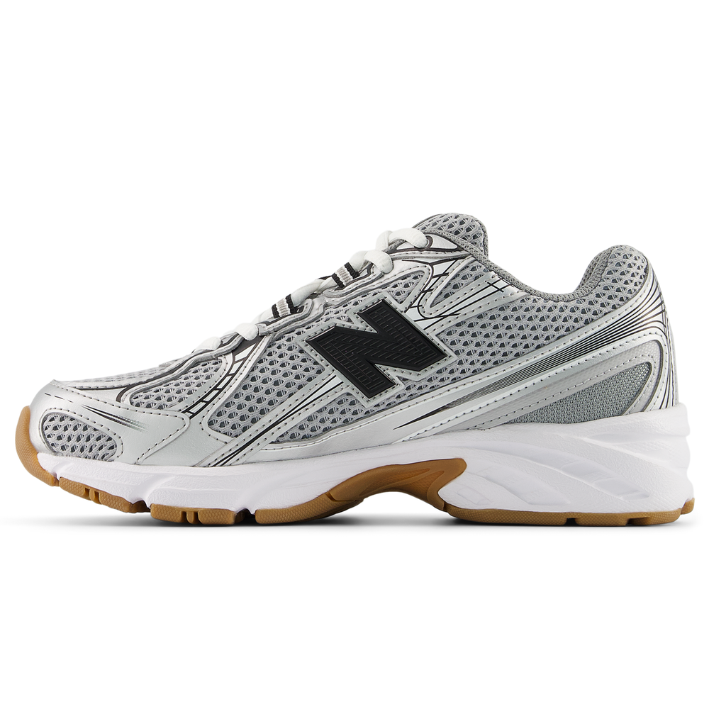 Buty dziecięce New Balance GR740GB – szare