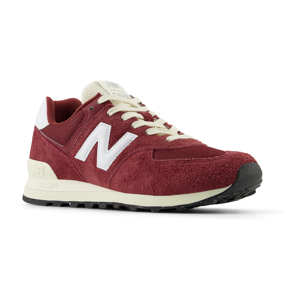 Buty unisex New Balance U574RBK – bordowe