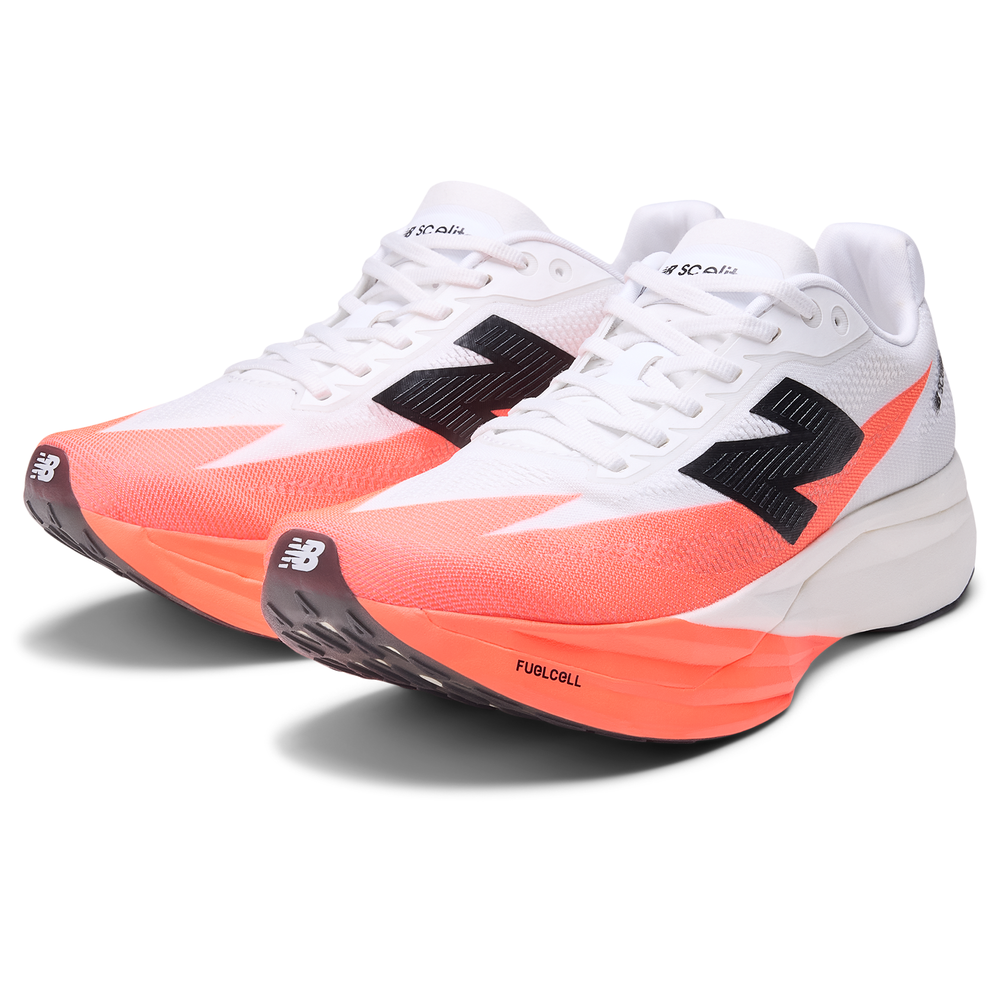 Buty damskie New Balance FuelCell SC Elite V5 WRCELLR5 – pomarańczowe
