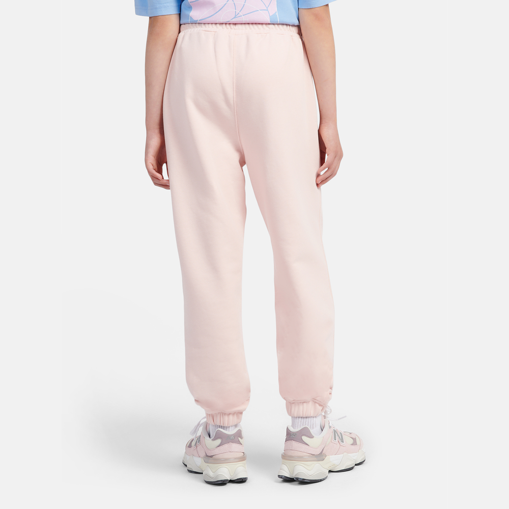 Spodnie dziecięce New Balance LAKG0058PIE – różowe