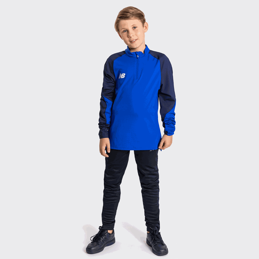 Koszulka dziecięca New Balance EJT9035TRY – niebieska