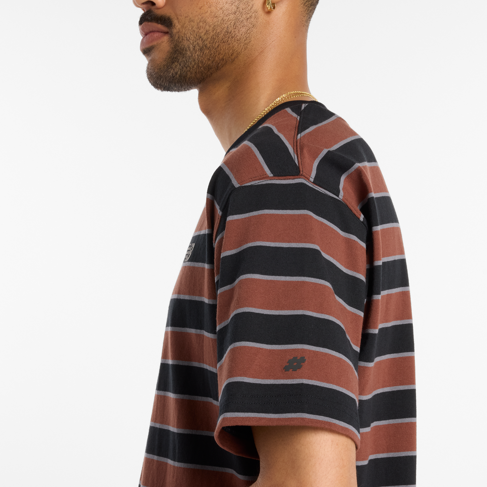 Koszulka męska New Balance Numeric MT53700BK – brązowa