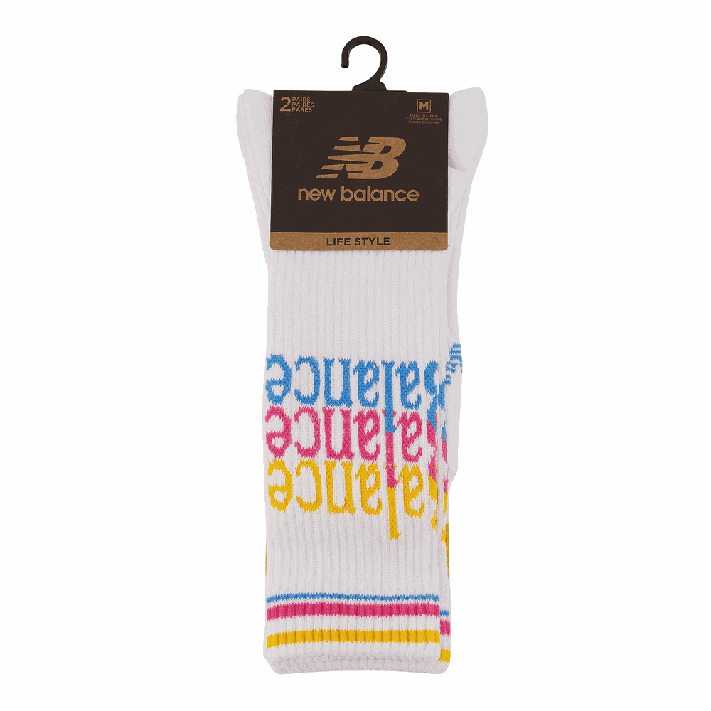 Skarpetki New Balance LAS22162WT – białe