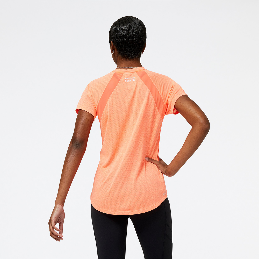 Koszulka damska New Balance WT21262ODR – pomarańczowa