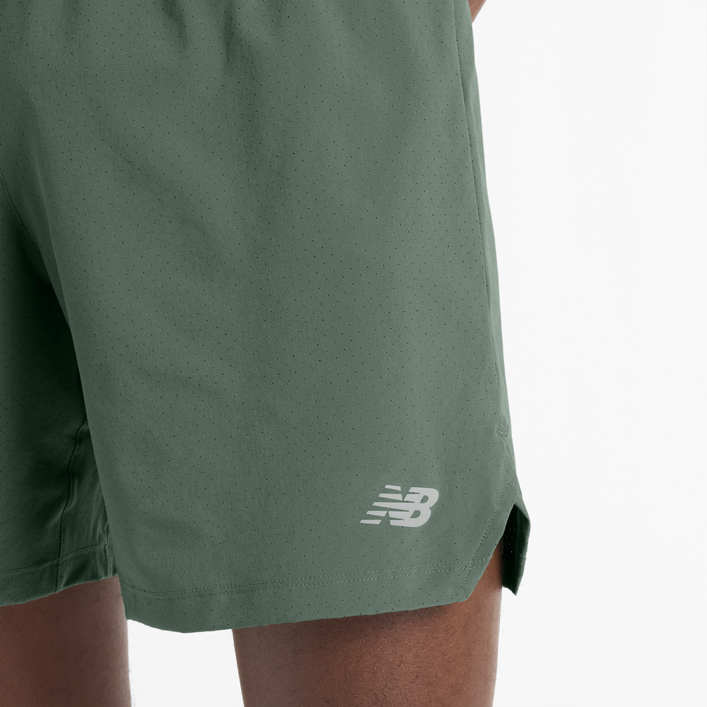 Spodenki męskie New Balance MS41283DKJ – zielone