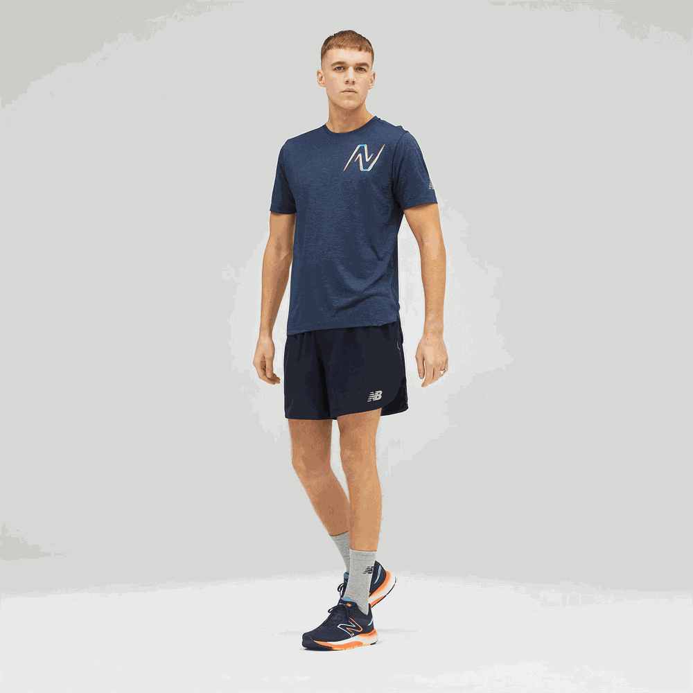 Koszulka New Balance MT21277ECR – granatowa