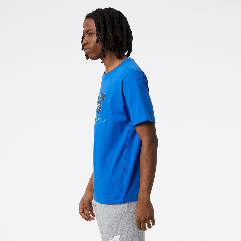 Koszulka męska New Balance MT23503CO – niebieska