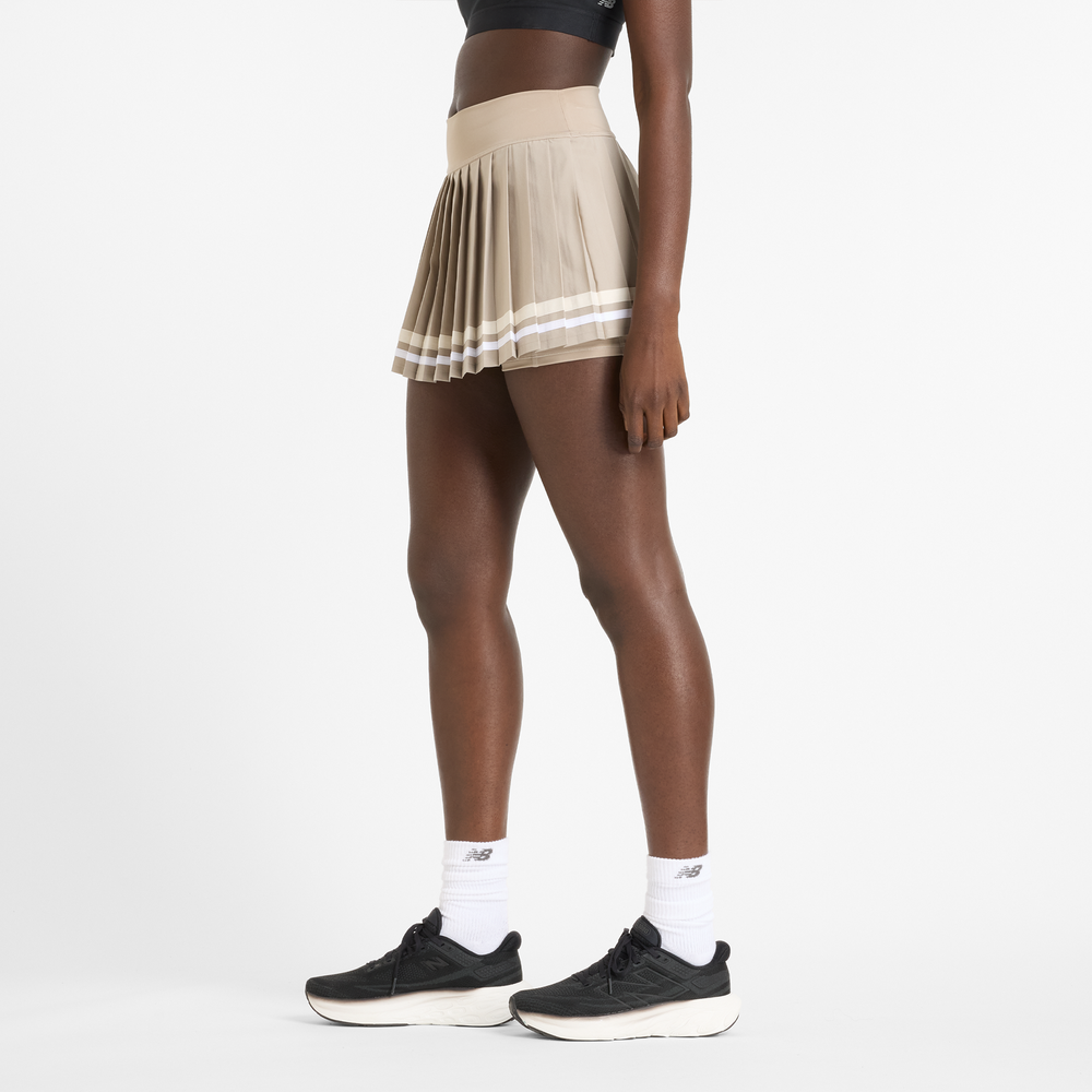 Spódnica damska New Balance WK51402ADS – beżowa