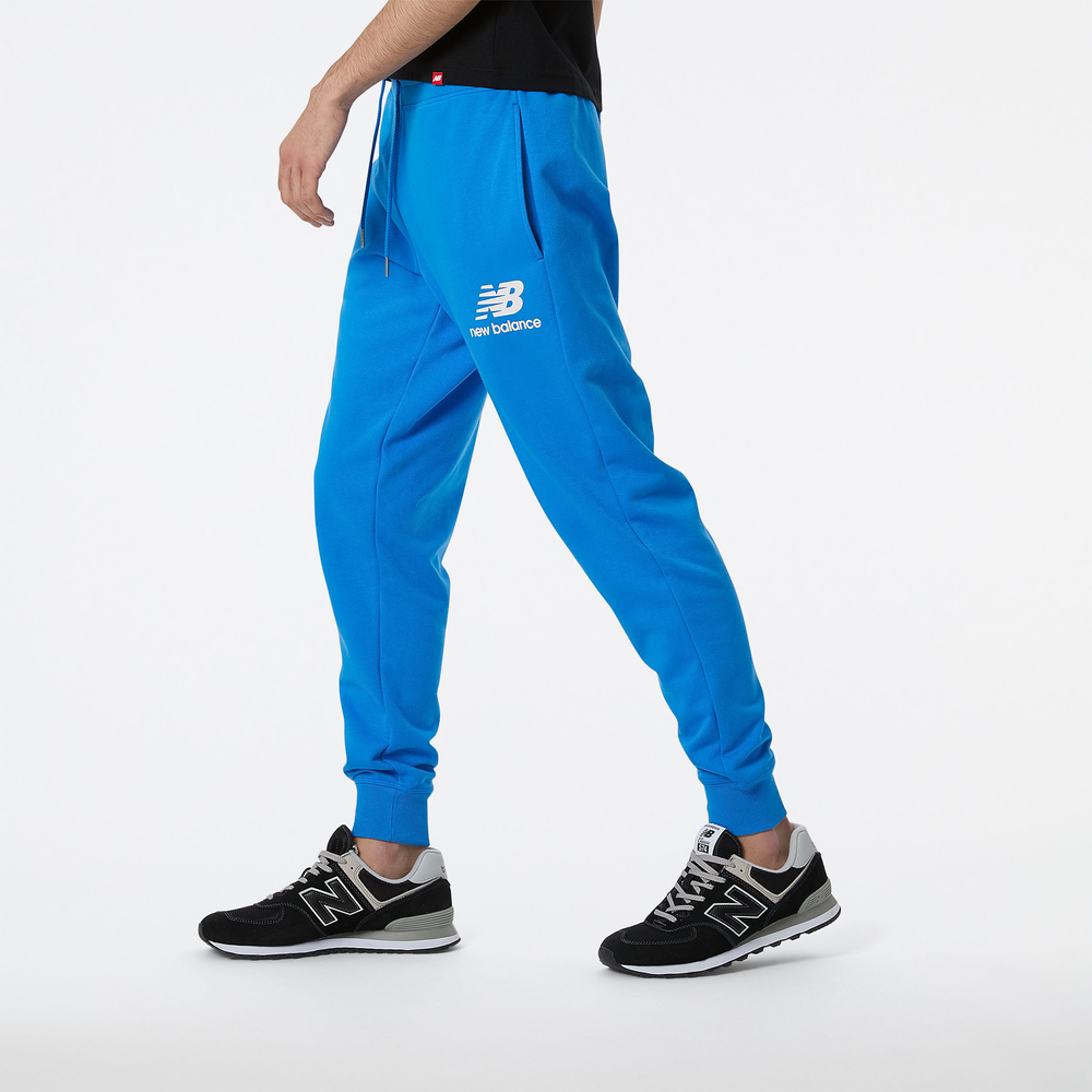 Spodnie New Balance MP03558SBU – niebieskie