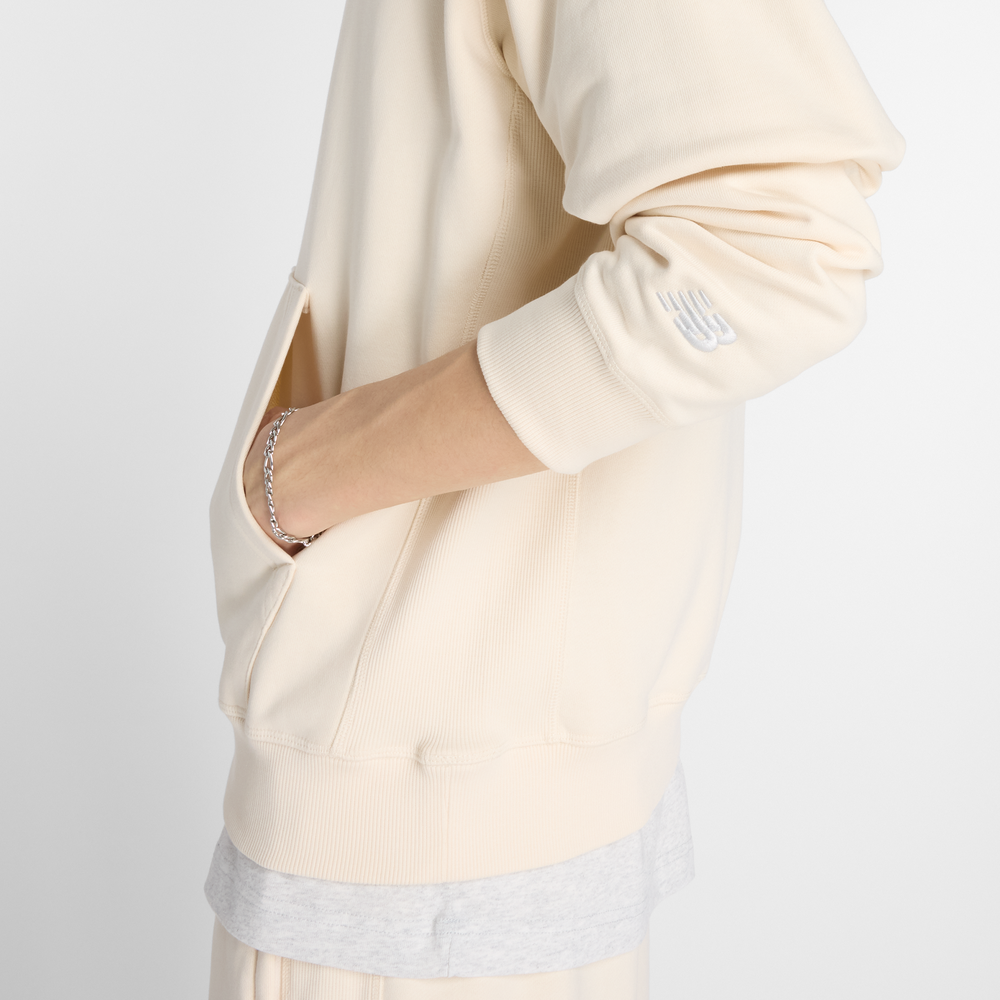 Bluza męska New Balance MT41534PEF – beżowa