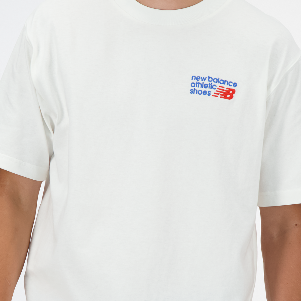 Koszulka męska New Balance MT41908SST – biała