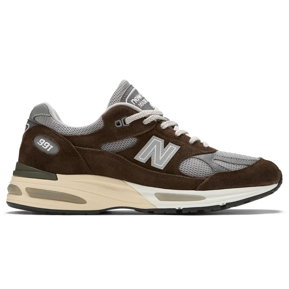 Buty męskie New Balance U991BG2 – brązowe
