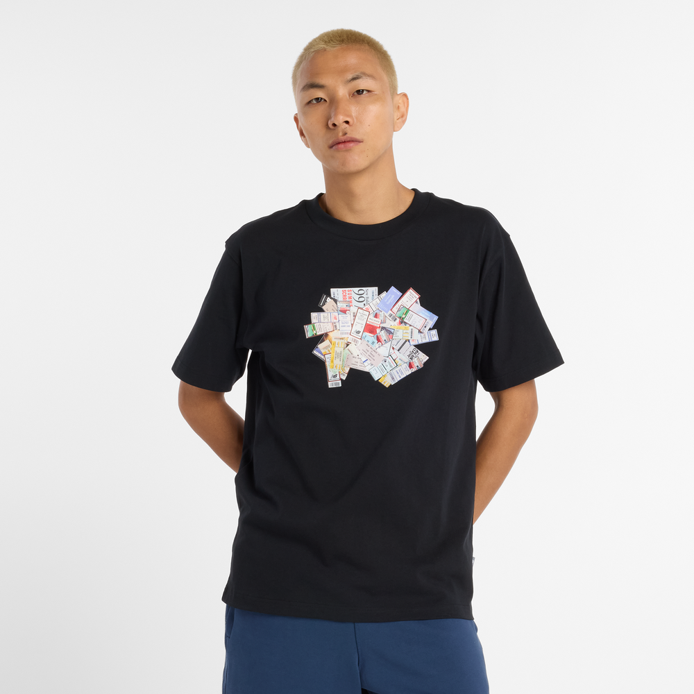 Koszulka męska New Balance MT53905BK – czarna