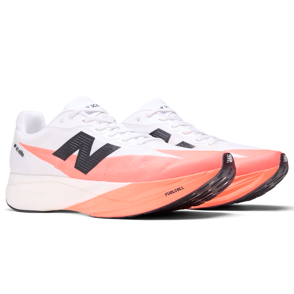 Buty męskie New Balance FuelCell SC Elite V5 MRCELLR5 – pomarańczowe