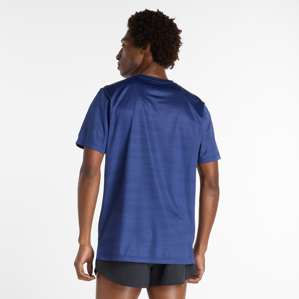 Koszulka męska New Balance MT53217NNY – granatowa