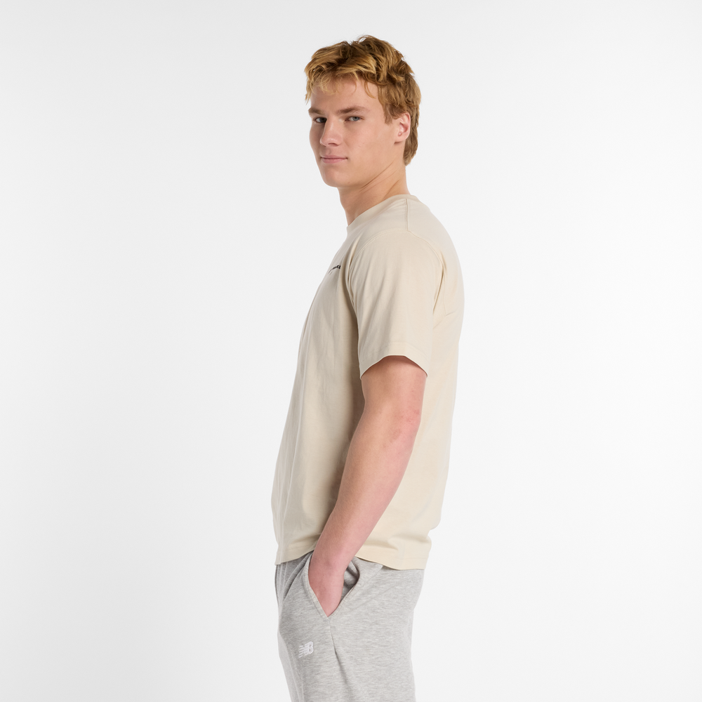 Koszulka męska New Balance MT51507TWF – beżowa