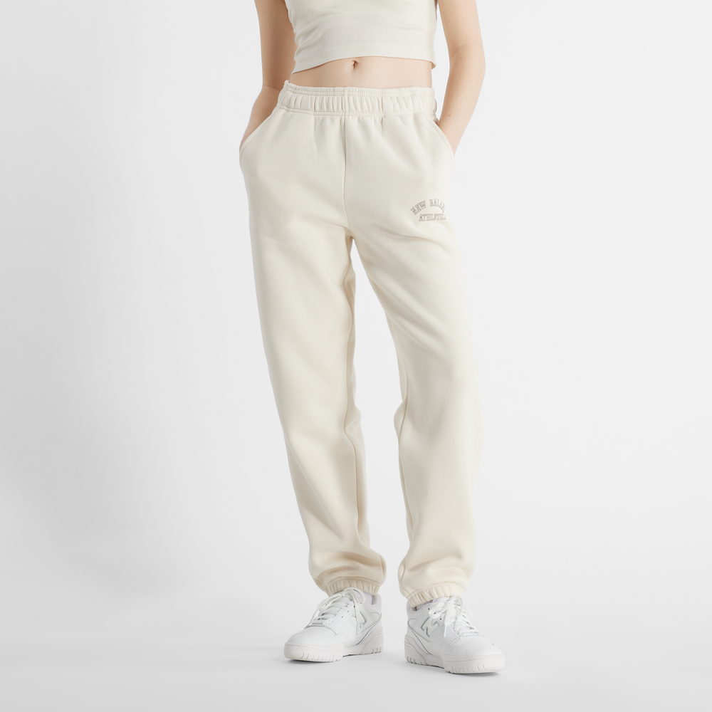 Spodnie damskie New Balance WP43500LIN – beżowe