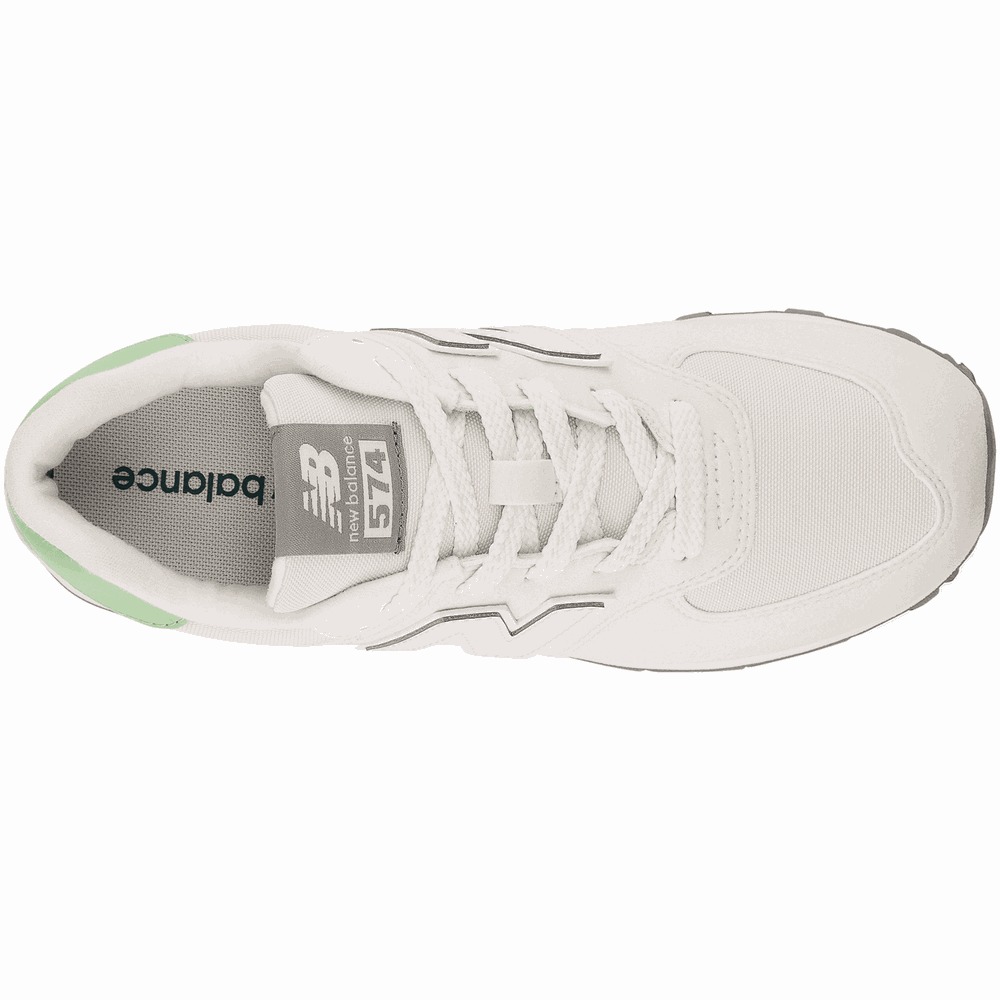 Buty dziecięce New Balance GC574MW1 –  szare