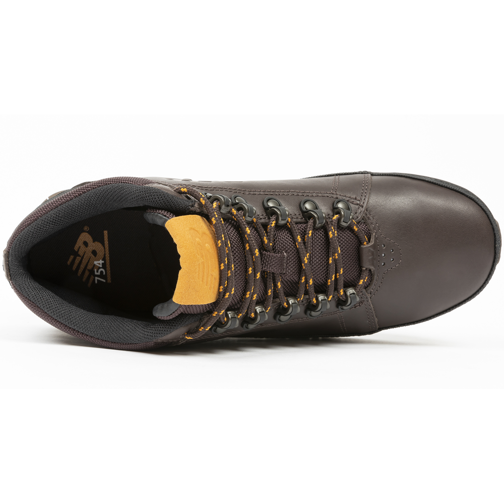 Buty zimowe męskie New Balance H754BY - brązowe