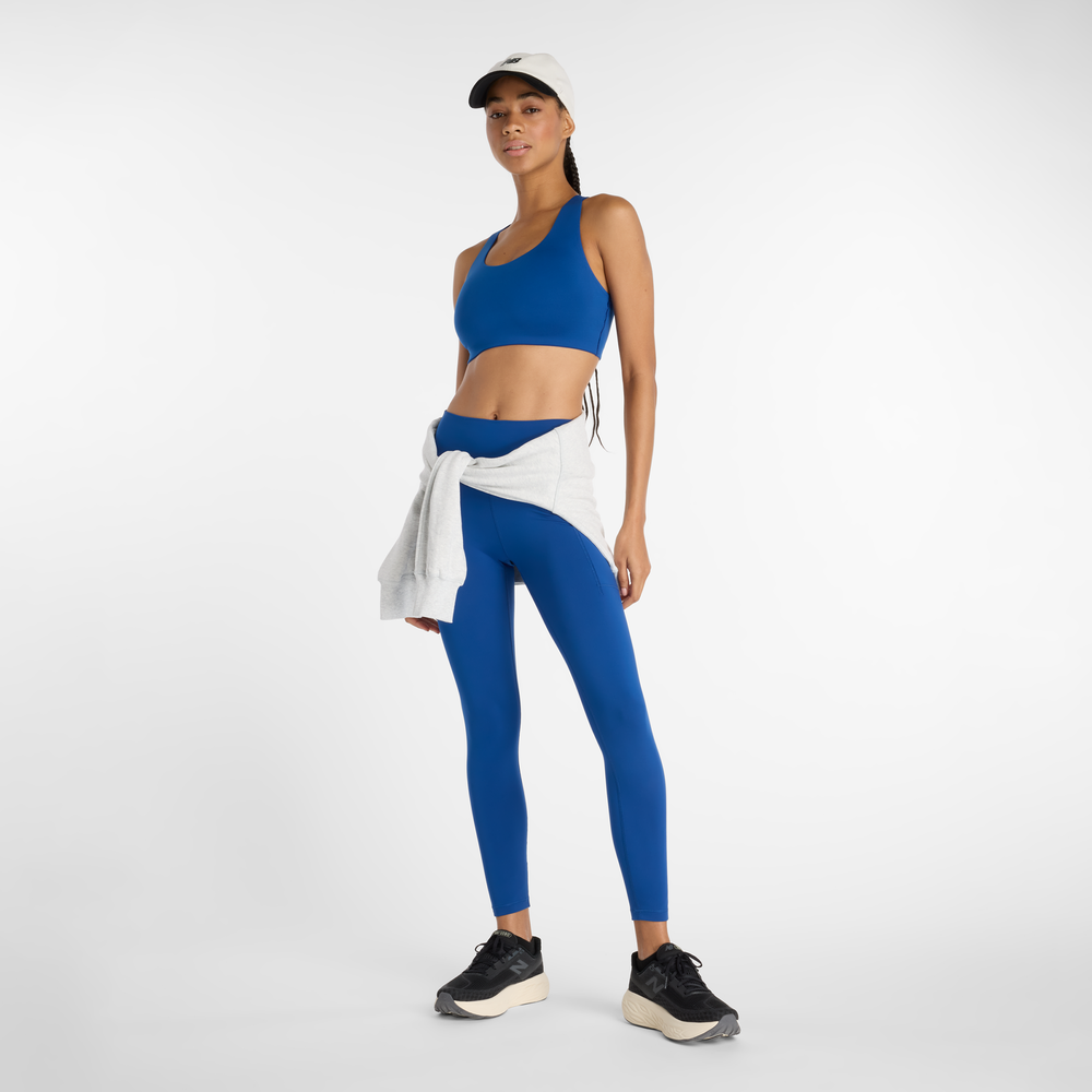 Legginsy damskie New Balance WP51268GAB – niebieskie